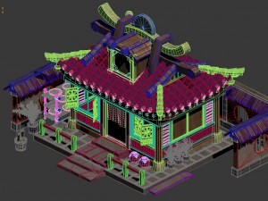 cartoon - house 15 3D 模型