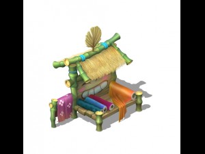 cartoon world - vendors 3D Model