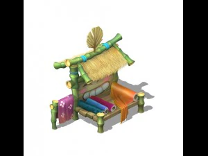 cartoon world - vendors 3D Model