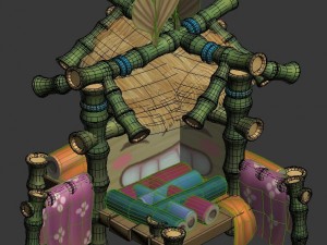 cartoon world - vendors 3D Model