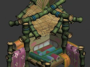 cartoon world - vendors 3D Model
