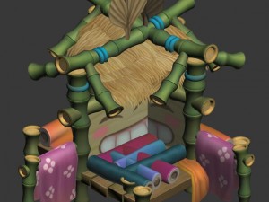 cartoon world - vendors 3D Model