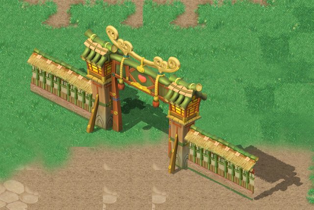 cartoon world - city wall Modèle 3D .c4d .max .obj .3ds .fbx .stl .blend 