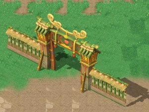 漫画の世界 - 城壁 3Dモデル