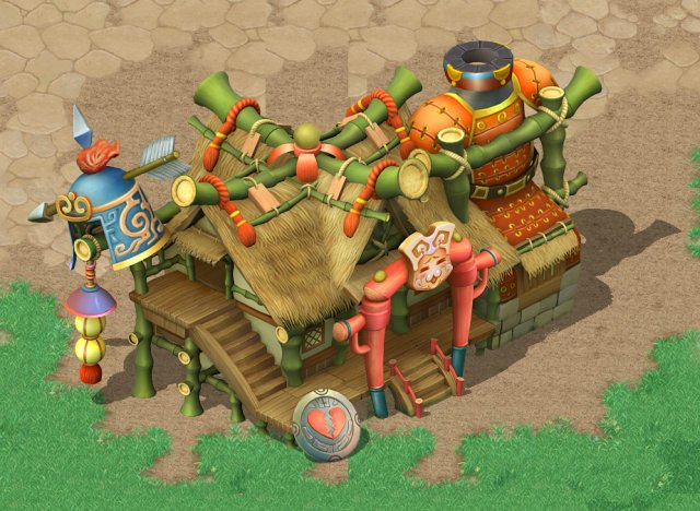 cartoon world - armor shop 3D मॉडल .c4d .max .obj .3ds .fbx .stl .blend 