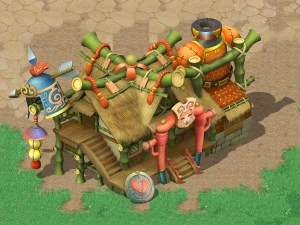 cartoon world - armor shop 3D Model