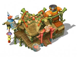 cartoon world - armor shop 3D मॉडल