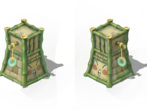 cartoon world - crown jue column Modelo 3D