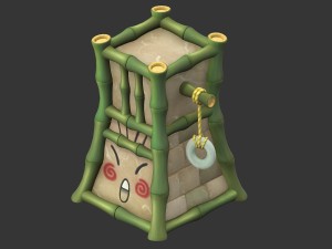 cartoon world - crown jue column Modelo 3D