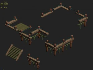 cartoon world - lotus terrace 3D Model