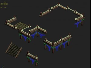 cartoon world - lotus terrace 3D Model