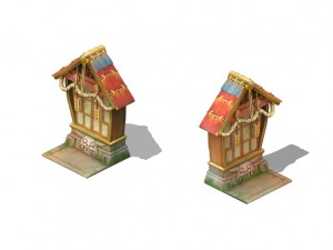 cartoon world - amulet point of sale 3D Модель