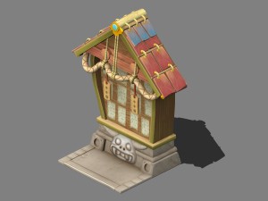 cartoon world - amulet point of sale 3D Модель