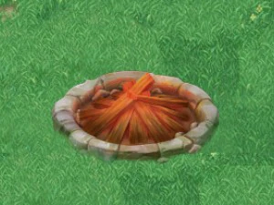 cartoon world - flame grill 3D Model