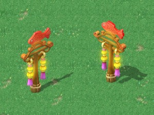 cartoon world - carp diving light Modelo 3D