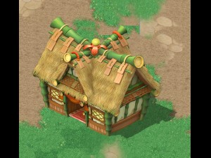cartoon world - house 01 3D 模型
