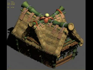 cartoon world - house 01 3D Model