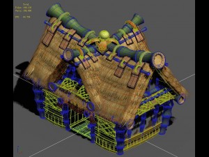 cartoon world - house 01 3D 模型