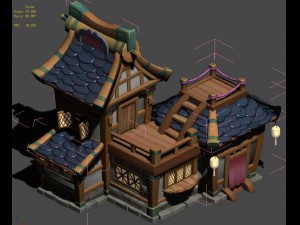 cartoon world - house 002 3Dモデル