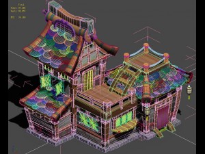 cartoon world - house 002 3Dモデル