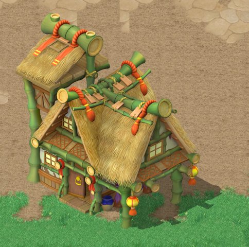 cartoon world - house 02 3D 模型 .c4d .max .obj .3ds .fbx .stl .blend