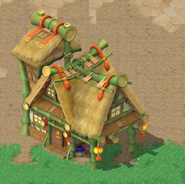 cartoon world - house 02 3D Model .c4d .max .obj .3ds .fbx .stl .blend 