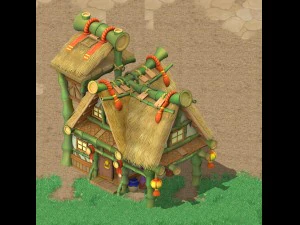 cartoon world - house 02 3D Model