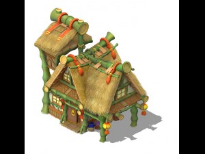 cartoon world - house 02 3D 模型