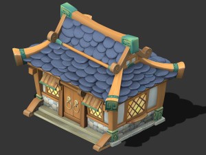 cartoon world - house 003 3Dモデル