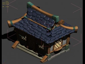 cartoon world - house 003 3D Model