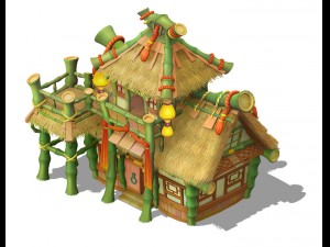 cartoon world - house 03 Modelo 3D