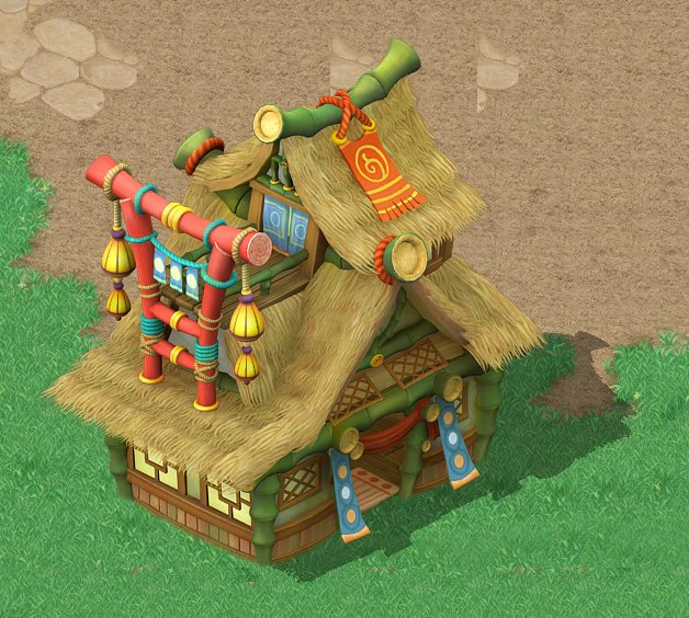 cartoon world - house 04 3D Model .c4d .max .obj .3ds .fbx .stl .blend