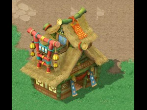 cartoon world - house 04 3D Model