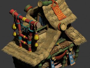 cartoon world - house 04 Modello 3D