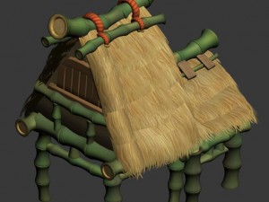 cartoon world - house 05 3D Model
