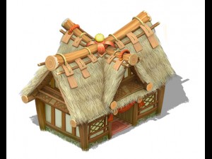 cartoon world - house 0104 Modello 3D