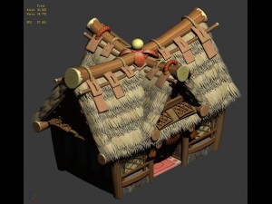 cartoon world - house 0104 Modello 3D