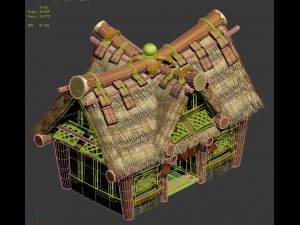 cartoon world - house 0104 Modello 3D