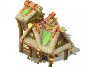 cartoon world - house 0204 3D Model