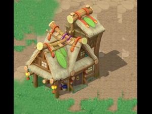 cartoon world - house 0204 3D Model