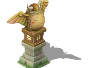 cartoon world - soft egg warrior 04 3D Model