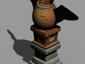 cartoon world - soft egg warrior 04 3D Modell