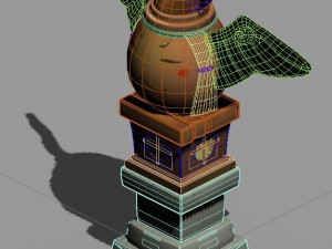 cartoon world - soft egg warrior 04 3D Modell