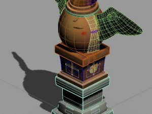 cartoon world - soft egg warrior 04 3D Model
