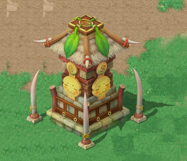 cartoon world - shaman prophet god tower 04 3D-Modell .c4d .max .obj .3ds .fbx .stl .blend 