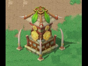 cartoon world - shaman prophet god tower 04 3D मॉडल