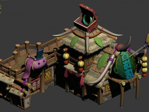 cartoon world - jewelry store 04 3D Модель