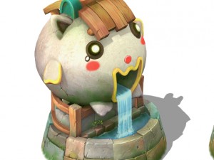 cartoon world - well 04 3D 模型