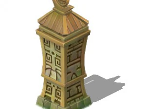 cartoon world - wan no border 04 3D Model