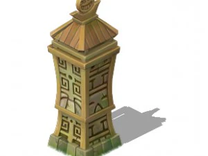 cartoon world - wan no border 04 3D Model